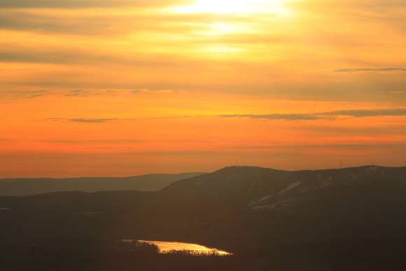 Bare Mountain Holyoke Range Sunset