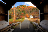 Arthur Smith Covered Bridge View of North River Valley