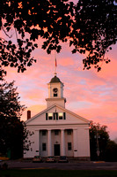 Barre Town Hall Sunset