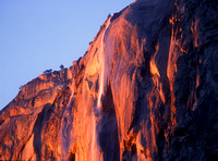 Yosemite Horsetail Falls Sunset