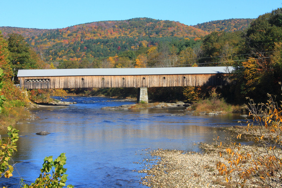West Dummerston Covered  Bridge and West River