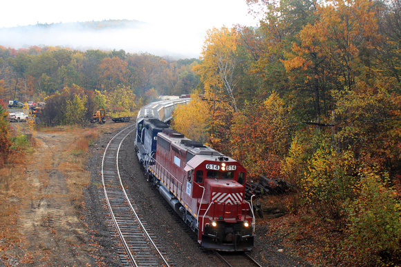 Millers Falls Railroad Autumn Fog