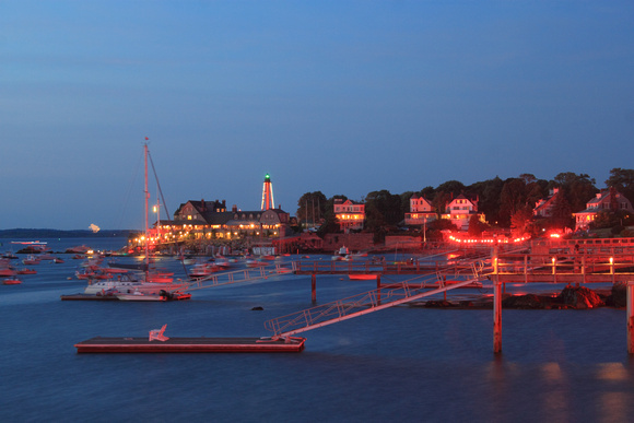 Marblehead Harbor Illumination and Lighthouse
