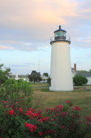 Plum Island Lighthouse and Flowers