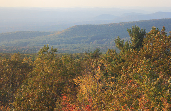 Mount Lincoln Summit View in Autumn