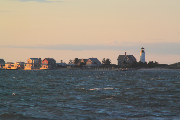 Sandy Neck Lighthouse from Barnstable Harbor