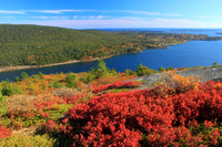 Acadia National Park Acadia Mountain Somes Sound Autumn