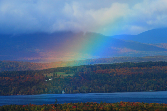 Rangeley Lake Foliage Rainbow