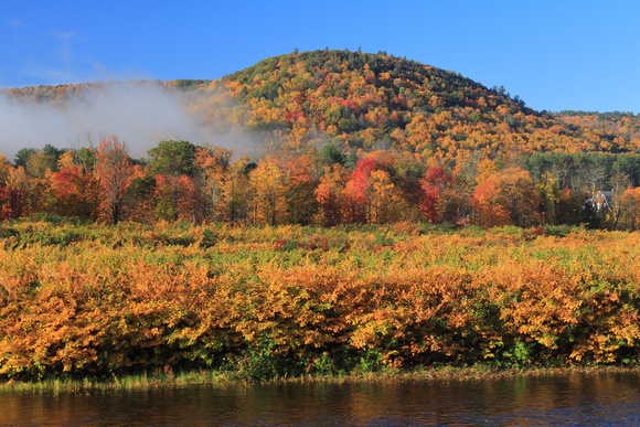 Deerfield River Mohawk Trail Autumn Morning