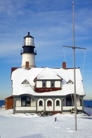 Portland Head Lighthouse Winter