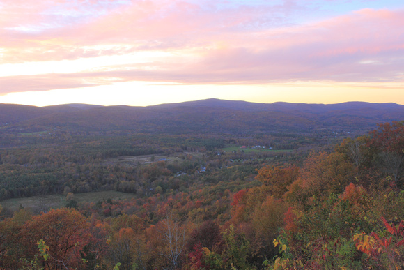 Mohawk Trail Berkshires Autumn Sunset