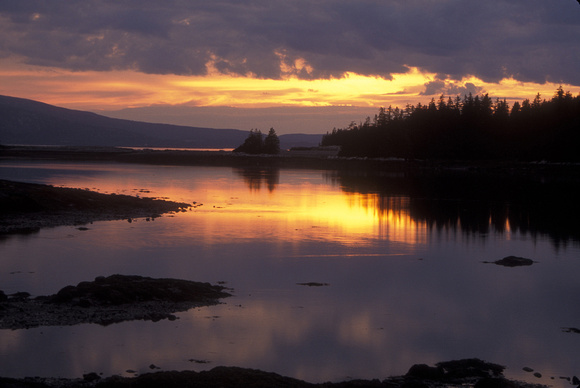 Acadia National Park Schoondic Peninsula Sunset