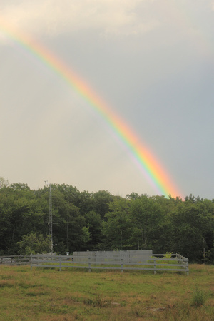 Harvard Forest Weather Station Rainbow