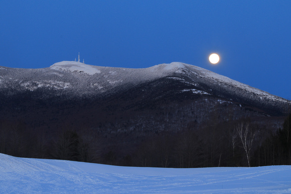 Mount Mansfield Moonrise