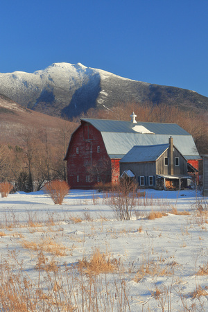 Mount Mansfield and Barn