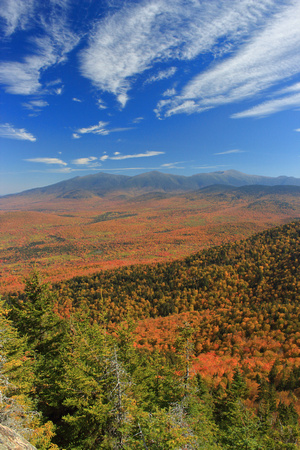 Cherry Mountain Autumn View to Presidential Range