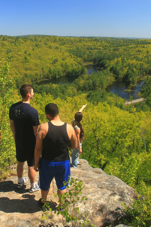 Hikers at Crow Hill Overlook