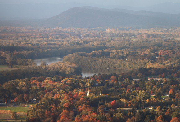 Mount Holyoke View of Hadley, Connecticut River Valley, Mt. Sugarloaf