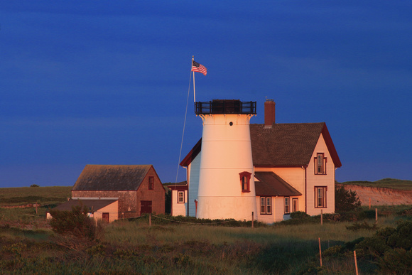 Stage Harbor Lighthouse Evening Light