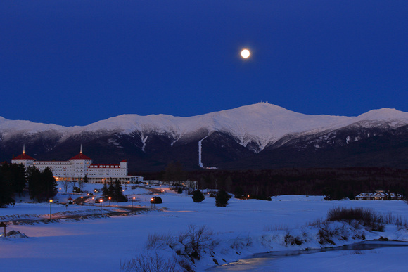 Mount Washington Bretton Woods Moonrise