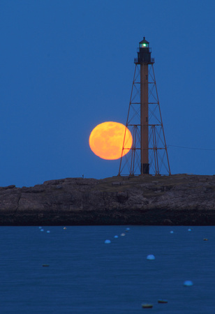 Marblehead Lighthouse Moonrise