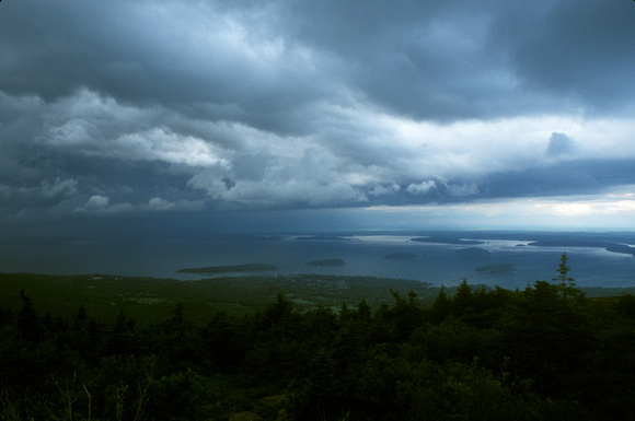 Acadia National Park Cadillac Mountain Thunderstorm