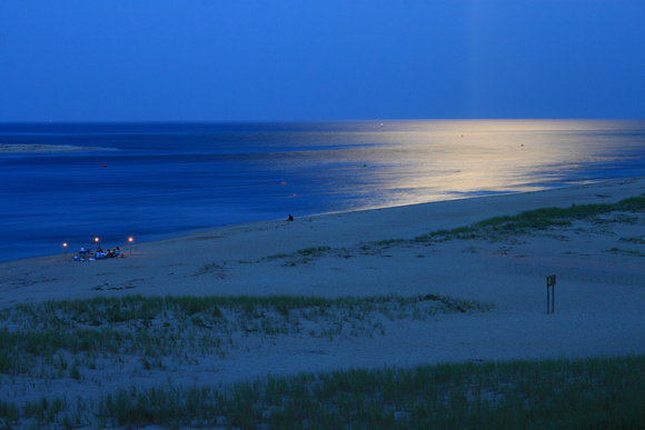 Lighthouse Beach Chatham Ocean Moonlight