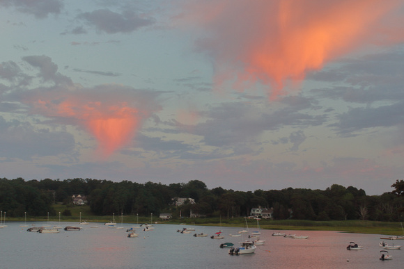 Town Cove Orleans Sunset Clouds