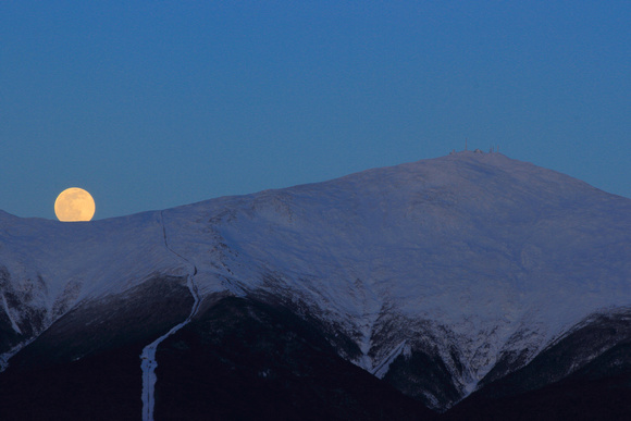Mount Washington Summit Ridge Moonrise