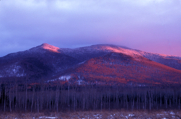 Cherry Mountain Winter Sunset