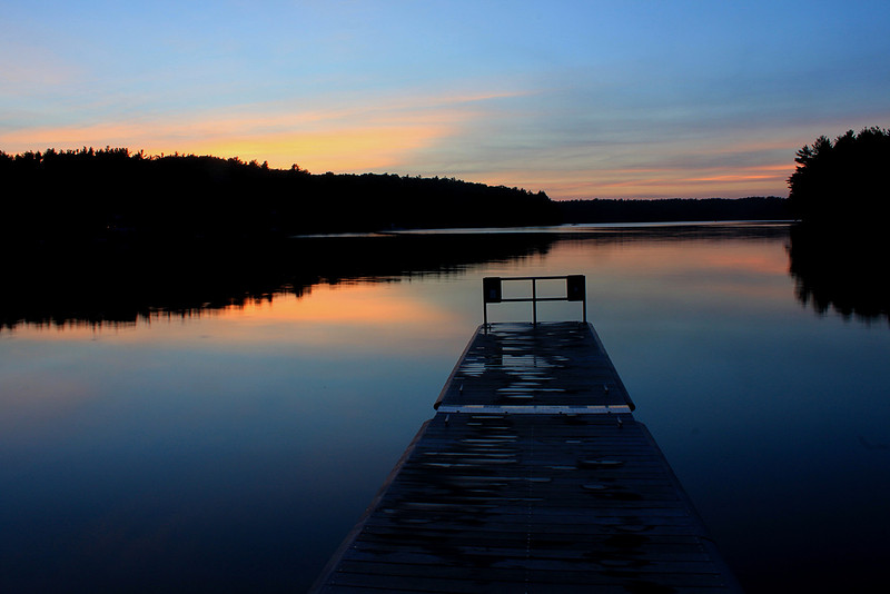 John Burk Photography Central Massachusetts Comet Pond Hubbardston Sunset