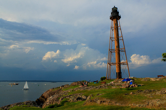 Marblehead LighthouseStorm Clouds