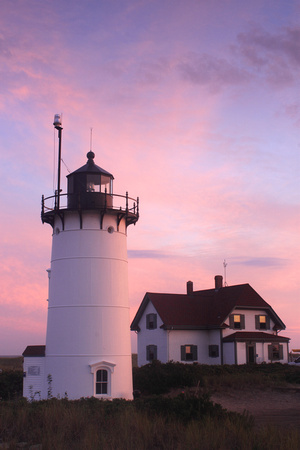 Race Point Lighthouse Cape Cod National Seashore Evening Glow