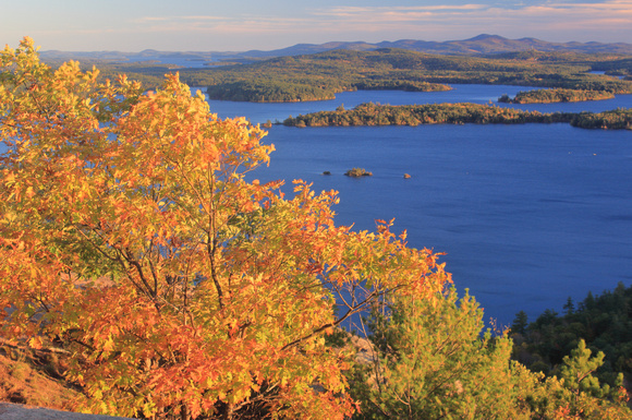 Squam Lake from West Rattlesnake in Autumn