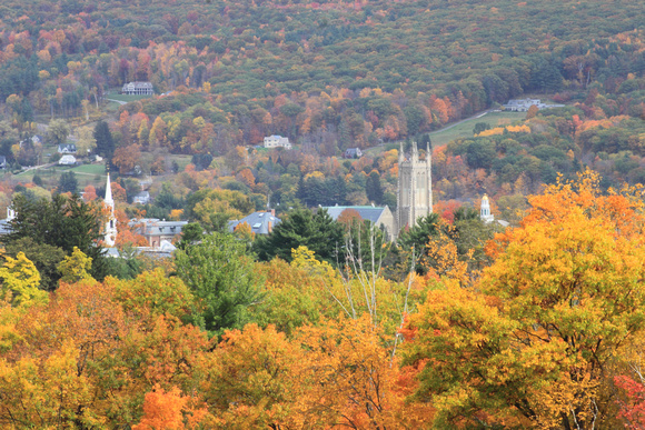 Williamstown in Autumn from Stone Hill Pasture