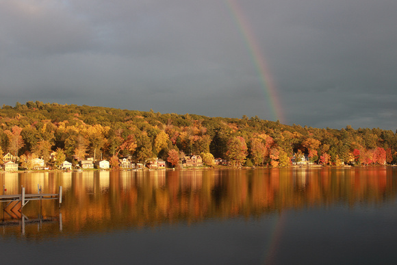 Lake Wyola Autumn Rainbow