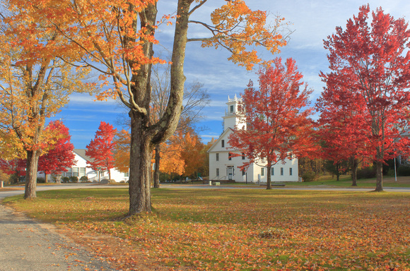 New Salem Town Common Fall Foliage