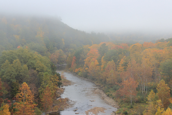 West River Valley Autumn Fog