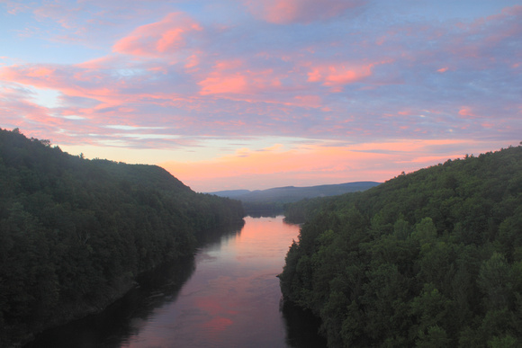 French King Gorge Connecticut River Sunset