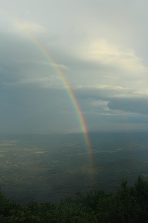 Mount Greylock Adams Overlook Rainbow vert