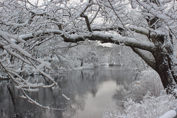 Millers River South Royalston in Winter