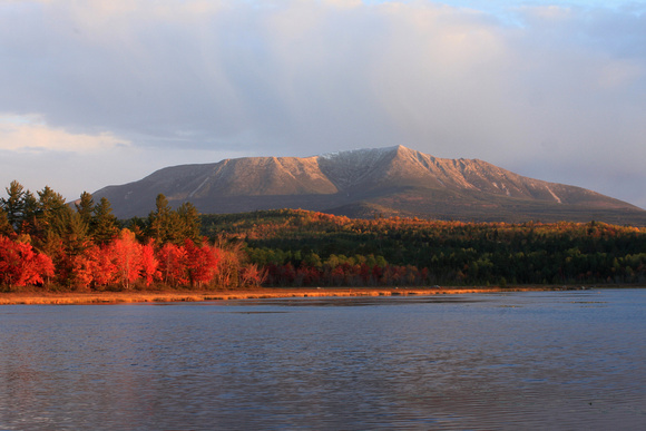 Mount Katahdin Autumn Morning