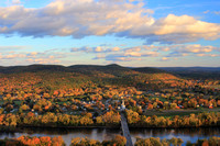 Mount Sugarloaf Sunderland and Connecticut River Autumn Sunset