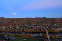 Mount Sugarloaf Autumn Moonrise wide view