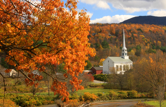 Stowe Church in Autumn