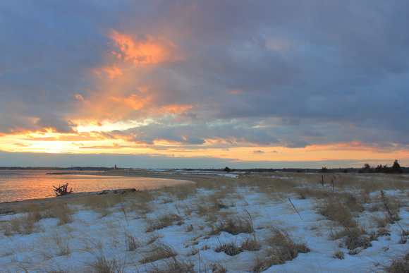 Salisbury Beach Winter Sunset 0268