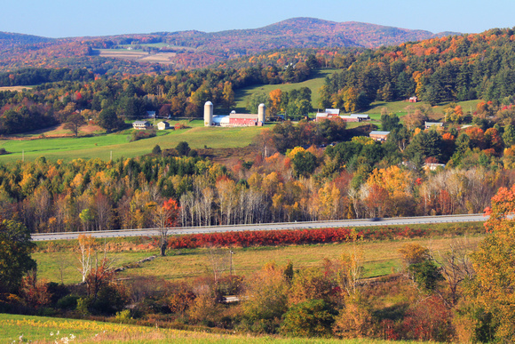 Pownal Country View in Autumn