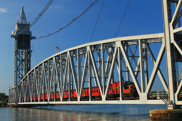 Cape Cod Canal Railroad Bridge and Tour Train