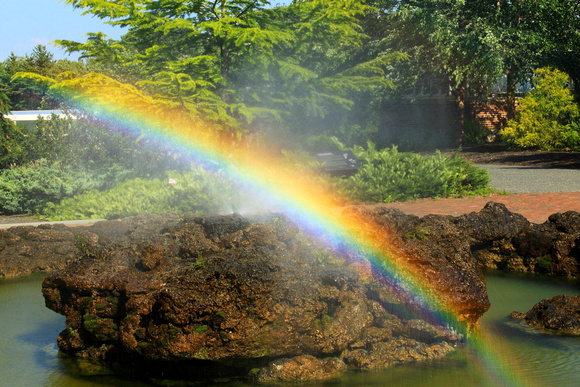 Tower Hill  Botanic Garden Fountain Rainbow