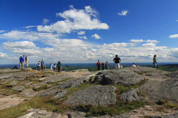 Mount Watatic Summit Hikers